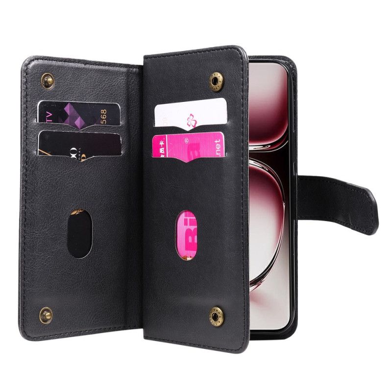 Leren Hoesje Oppo Reno 12 Pro 5g 10 Kaarthouders