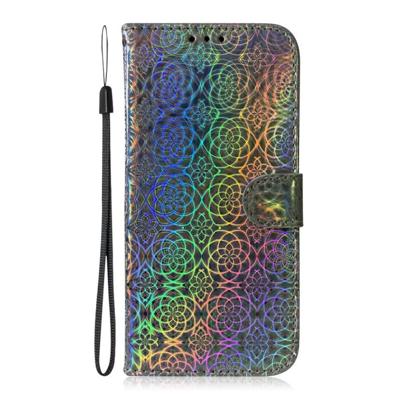 Cover Folio-hoesje Huawei Nova 5T Grijs Zwart Telefoonhoesje Pure Kleur