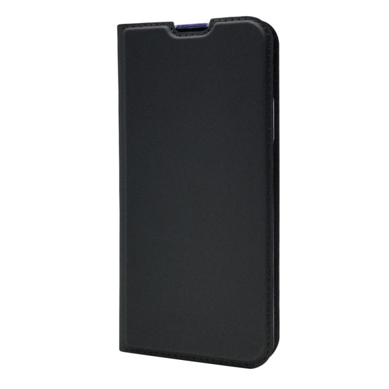 Folio-hoesje Huawei Nova 5T Donkerblauw Zwart Telefoonhoesje Geïntegreerde Sluiting In Leerstijl