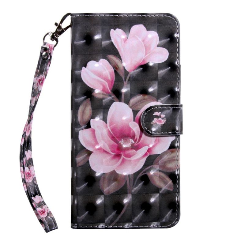 Flip Case Leren Honor 20e / 20 Lite Bloemen Bloeien