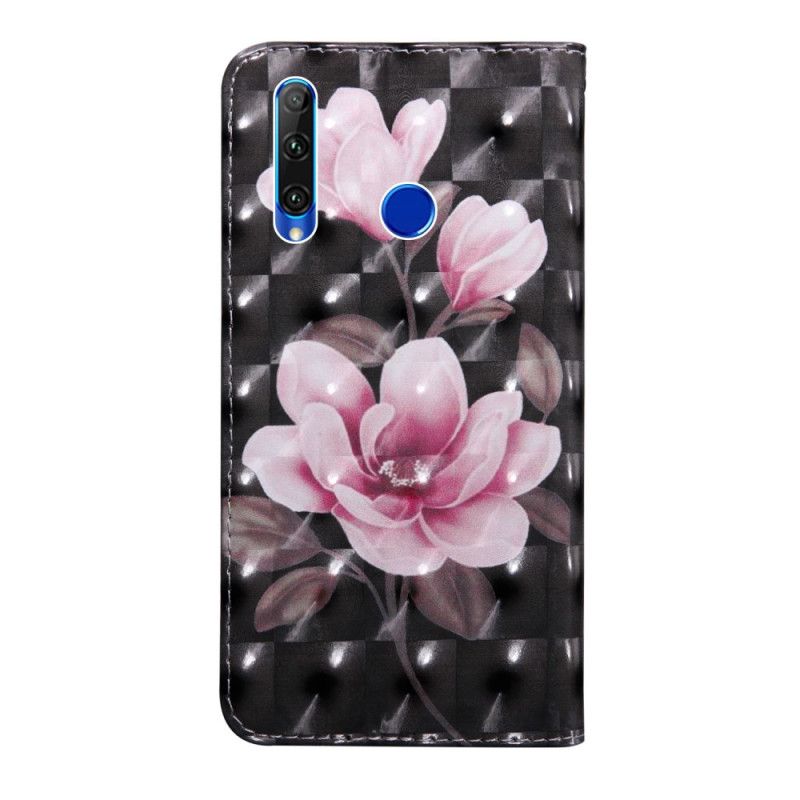 Flip Case Leren Honor 20e / 20 Lite Bloemen Bloeien