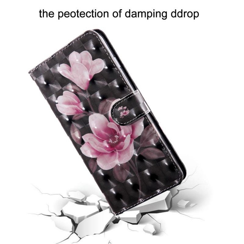 Flip Case Leren Honor 20e / 20 Lite Bloemen Bloeien