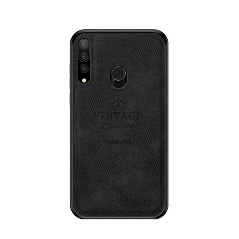 Hoesje Honor 20e / 20 Lite Grijs Zwart Eervolle Vintage Pinwuyo