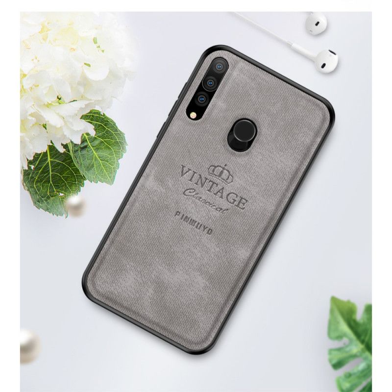 Hoesje Honor 20e / 20 Lite Grijs Zwart Eervolle Vintage Pinwuyo