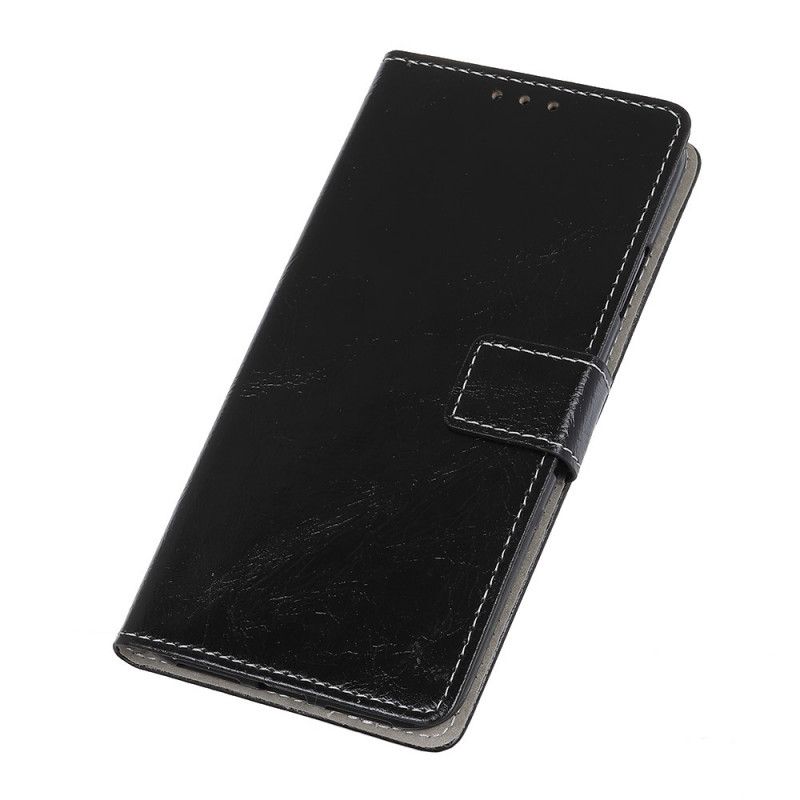 Leren Hoesje voor Honor 20e / 20 Lite Bruin Glanzende En Zichtbare Naden