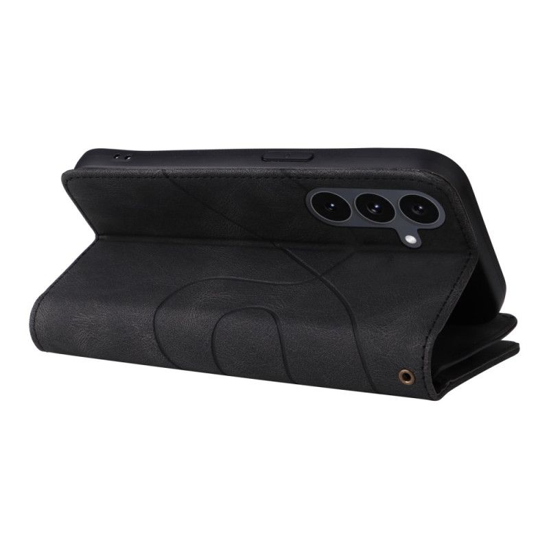 Bescherming Hoesje Samsung Galaxy S25 Fe Tweekleurige Rimpeling