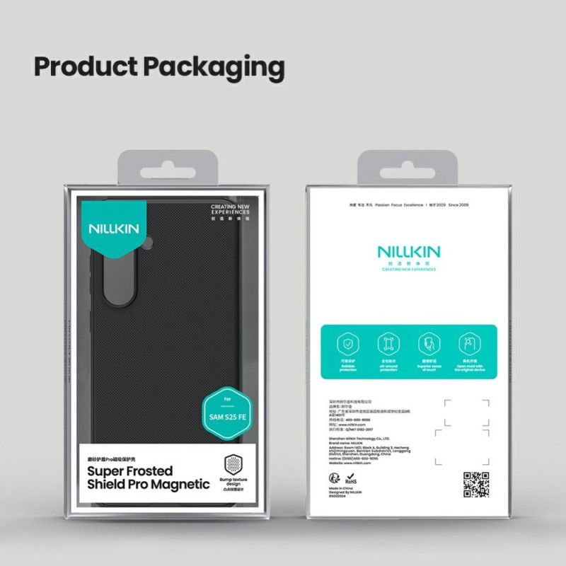 Cover Hoesje Samsung Galaxy S25 Fe Telefoonhoesje Compatibel Met Magsafe Frosted Shield Pro Nillkin