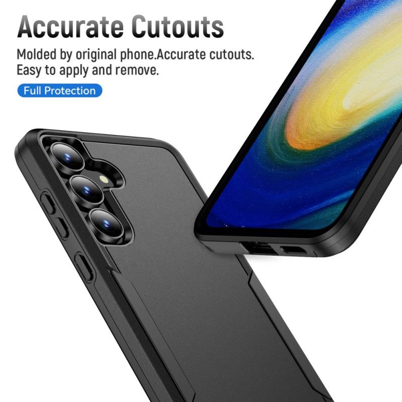 Cover Hoesje Samsung Galaxy S25 Fe Telefoonhoesje Metaaleffect