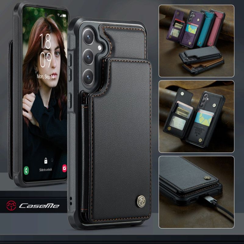 Cover Hoesje Samsung Galaxy S25 Fe Telefoonhoesje Portemonnee Met Rfid-vergrendeling