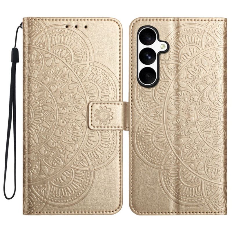 Flip Case Leren Samsung Galaxy S25 Fe Mandala-print