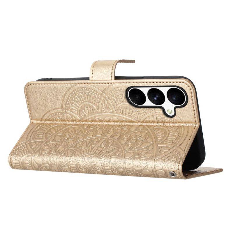 Flip Case Leren Samsung Galaxy S25 Fe Mandala-print