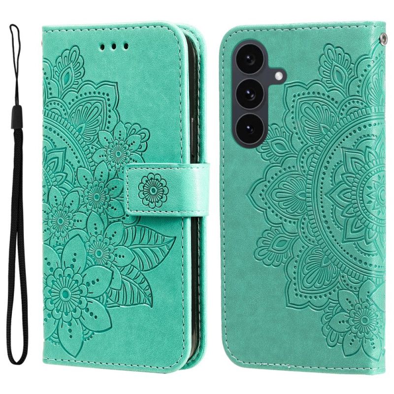 Flip Case Leren Samsung Galaxy S25 Fe Mandala-print