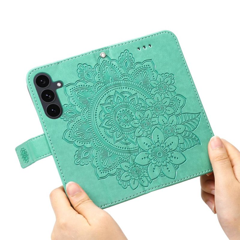 Flip Case Leren Samsung Galaxy S25 Fe Mandala-print