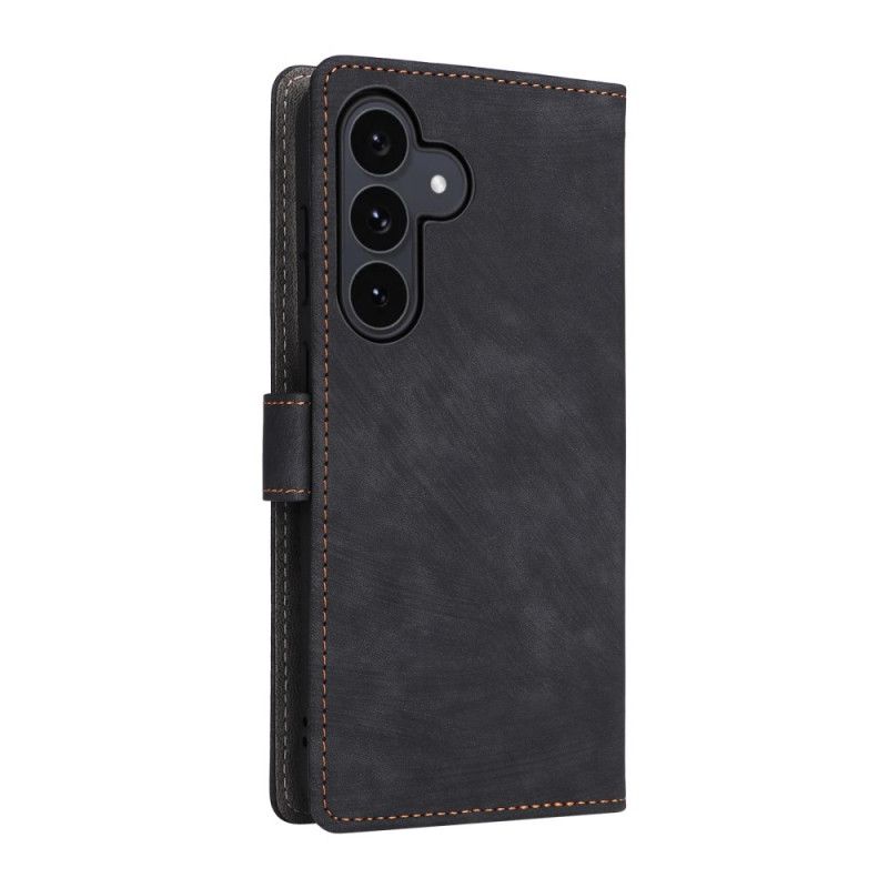 Flip Case Leren Samsung Galaxy S25 Fe Rfid-bescherming (suède-effect)