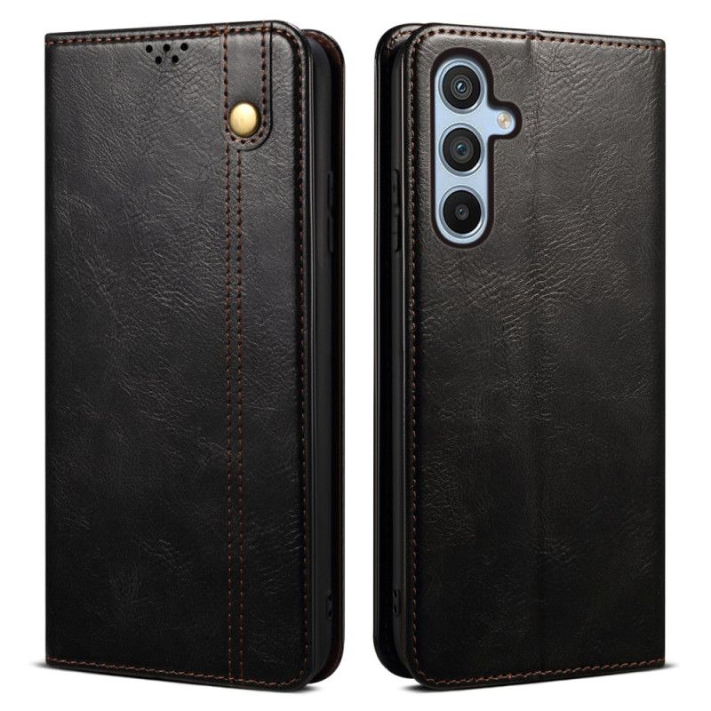 Folio-hoesje Samsung Galaxy S25 Fe Gewaxt Kunstleer