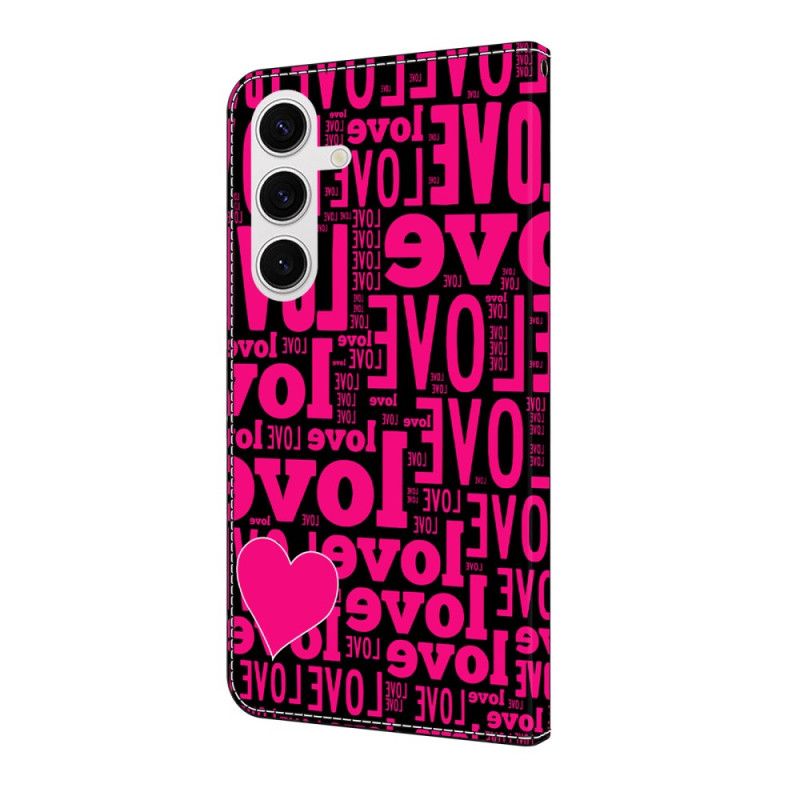 Folio-hoesje Samsung Galaxy S25 Fe Liefde