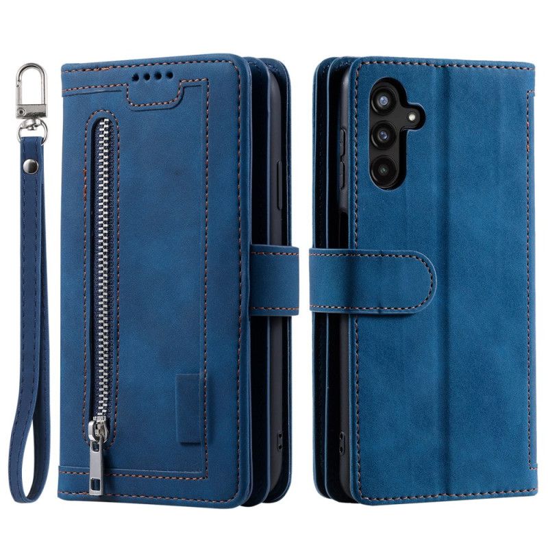 Folio-hoesje Samsung Galaxy S25 Fe Telefoonhoesje Kaarthouder En Rits