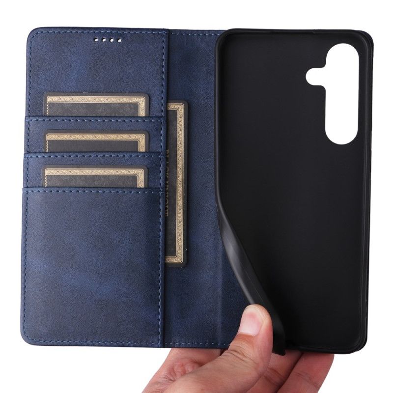 Folio-hoesje Samsung Galaxy S25 Fe Telefoonhoesje Leerlook