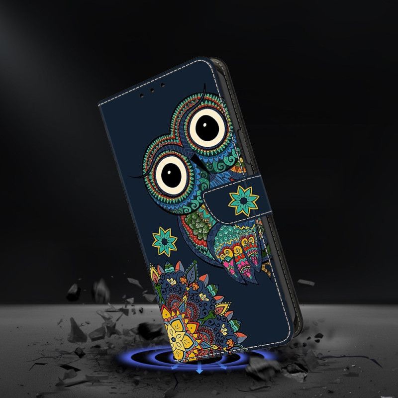 Folio-hoesje Samsung Galaxy S25 Fe Telefoonhoesje Uilenmandala