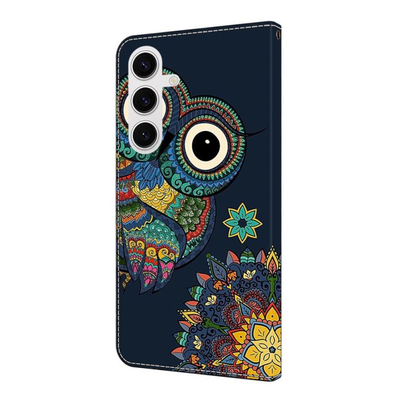 Folio-hoesje Samsung Galaxy S25 Fe Telefoonhoesje Uilenmandala