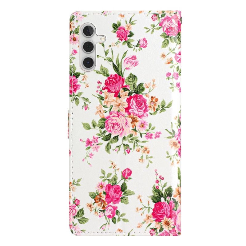 Folio-hoesje Samsung Galaxy S25 Fe Telefoonhoesje Vrijheidsbloemen