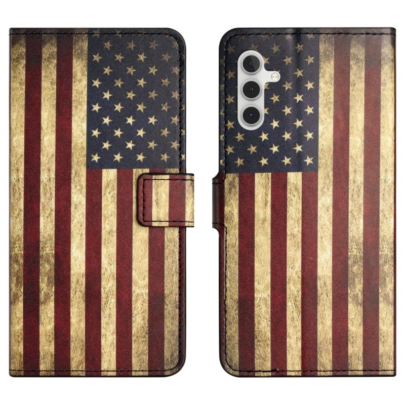 Folio-hoesje Samsung Galaxy S25 Fe Vintage Amerikaanse Vlag