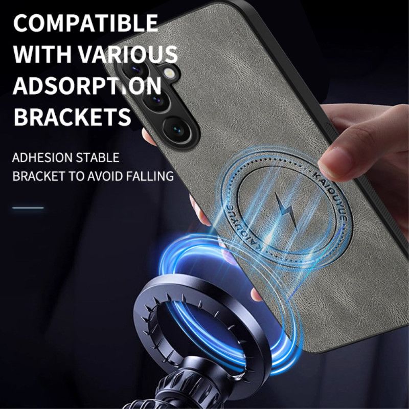 Hoesje Samsung Galaxy S25 Fe Magsafe Met Nappaleer-effect