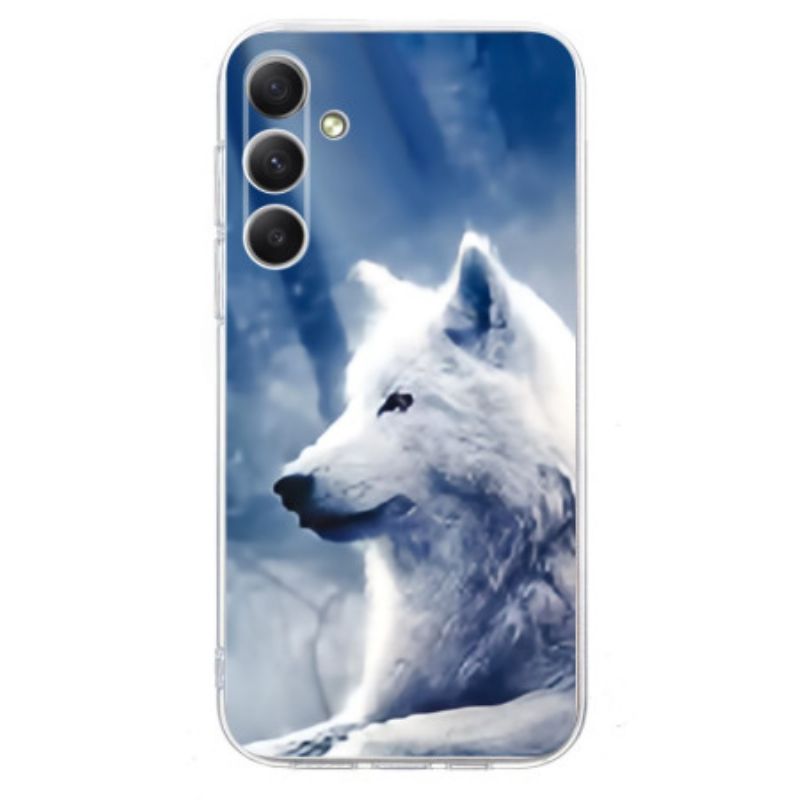 Hoesje Samsung Galaxy S25 Fe Witte Wolf Bescherming Hoesje