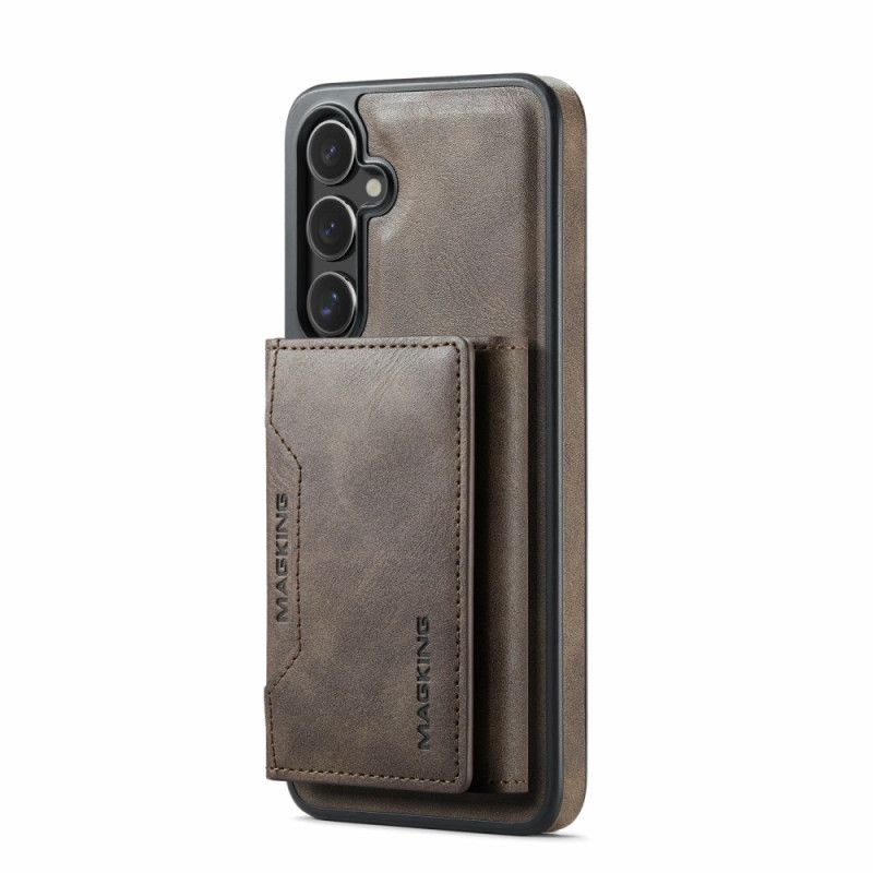 Hoesje Voor Samsung Galaxy S25 Fe Magsafe Compatibel Magking Afneembare Portemonnee