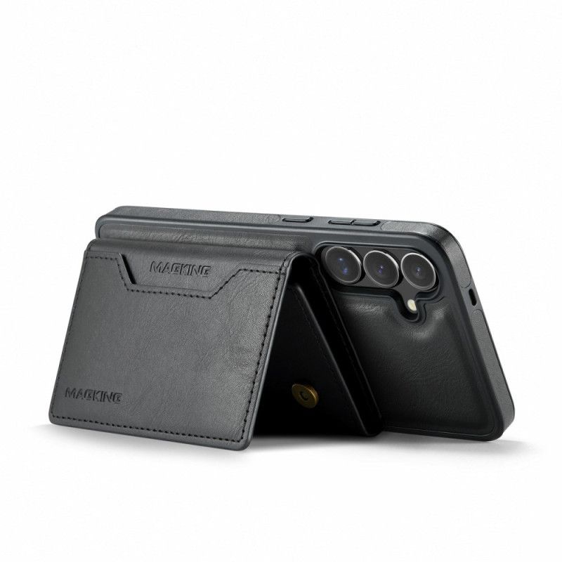 Hoesje Voor Samsung Galaxy S25 Fe Magsafe Compatibel Magking Afneembare Portemonnee