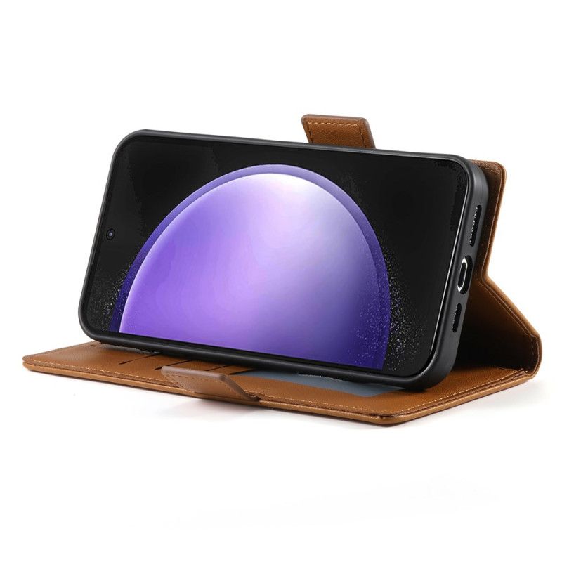 Leren Hoesje Samsung Galaxy S25 Fe 3 Kaartsleuven Bescherming Hoesje