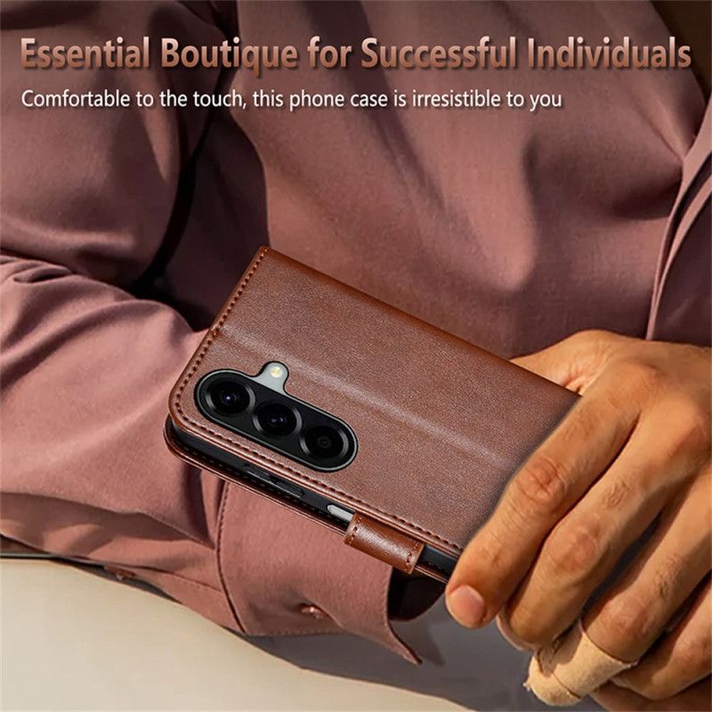 Leren Hoesje Samsung Galaxy S25 Fe Azns Bescherming Hoesje