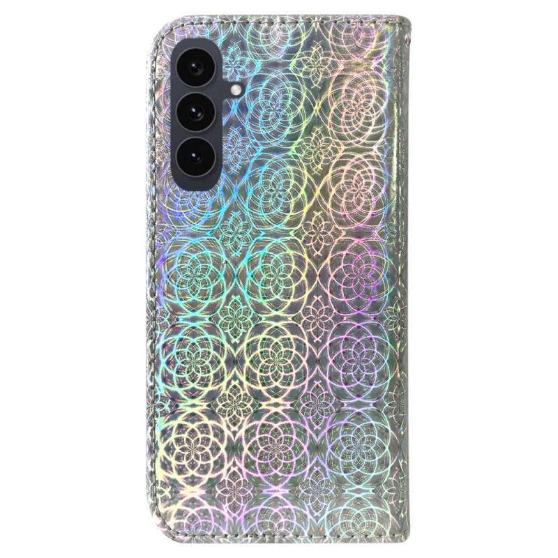 Leren Hoesje Samsung Galaxy S25 Fe Discostijl Bescherming Hoesje