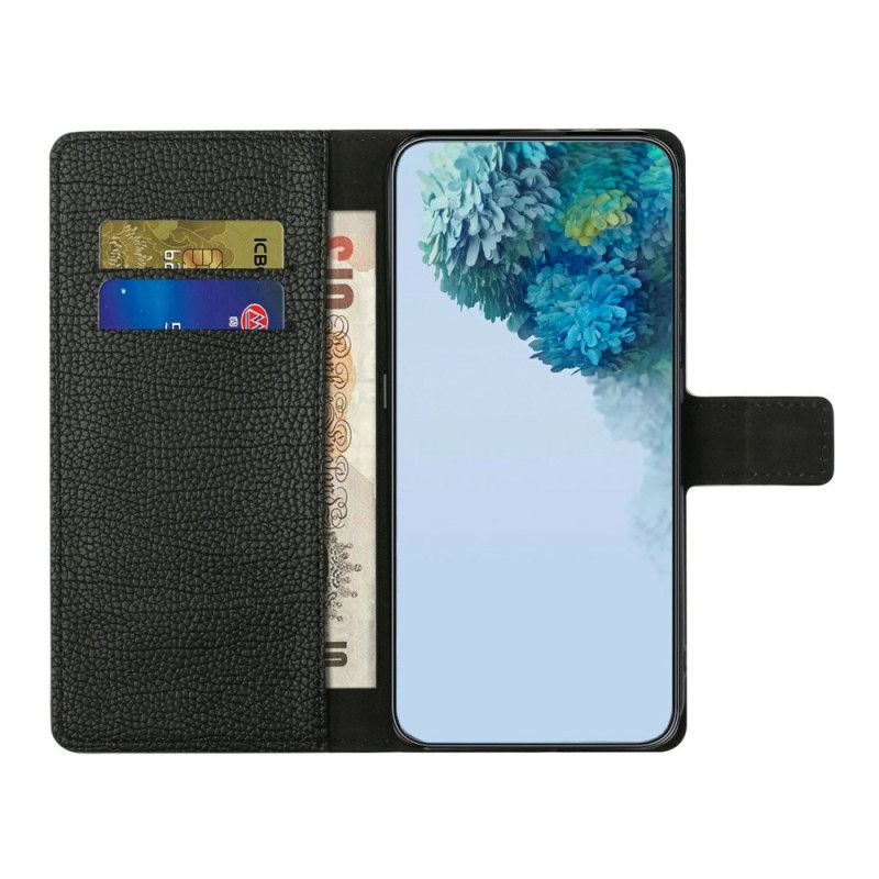Leren Hoesje Samsung Galaxy S25 Fe Klassiek Zwart Bescherming Hoesje