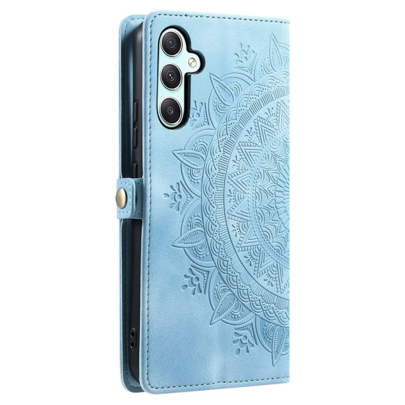 Leren Hoesje Samsung Galaxy S25 Fe Mandala Suède-effect Bescherming Hoesje