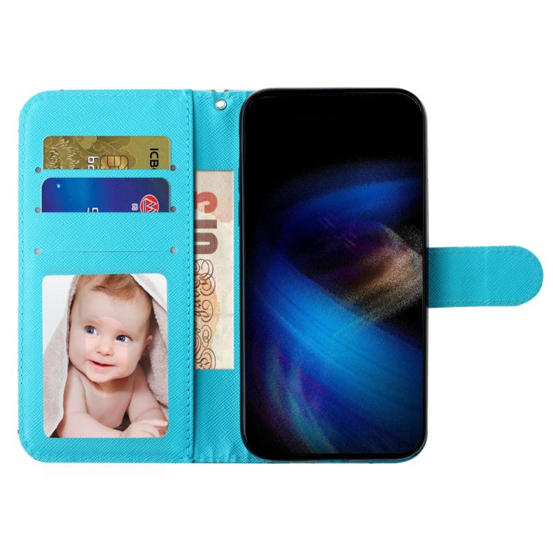 Leren Hoesje Samsung Galaxy S25 Fe Never Stop Dreaming Met Koord Bescherming Hoesje