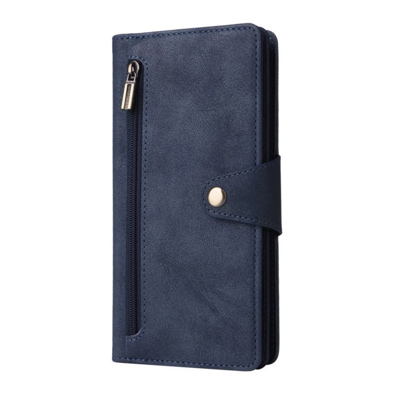 Leren Hoesje Samsung Galaxy S25 Fe Portemonnee Met Rits Bescherming Hoesje