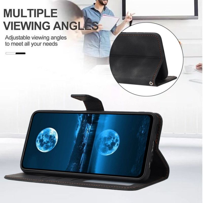 Leren Hoesje Samsung Galaxy S25 Fe Suède-effect Bescherming Hoesje