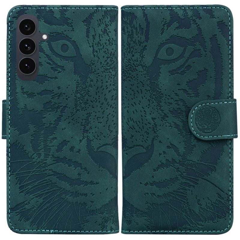 Leren Hoesje Samsung Galaxy S25 Fe Tijgerprint