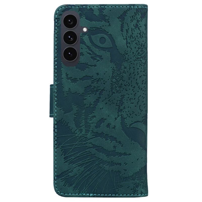 Leren Hoesje Samsung Galaxy S25 Fe Tijgerprint