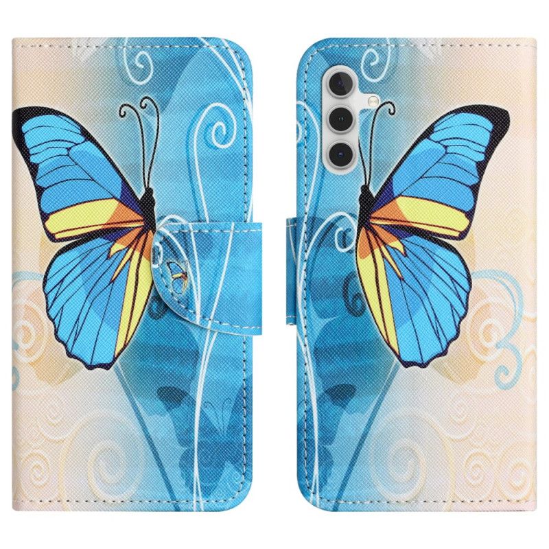 Leren Hoesje Samsung Galaxy S25 Fe Vlinder Bescherming Hoesje