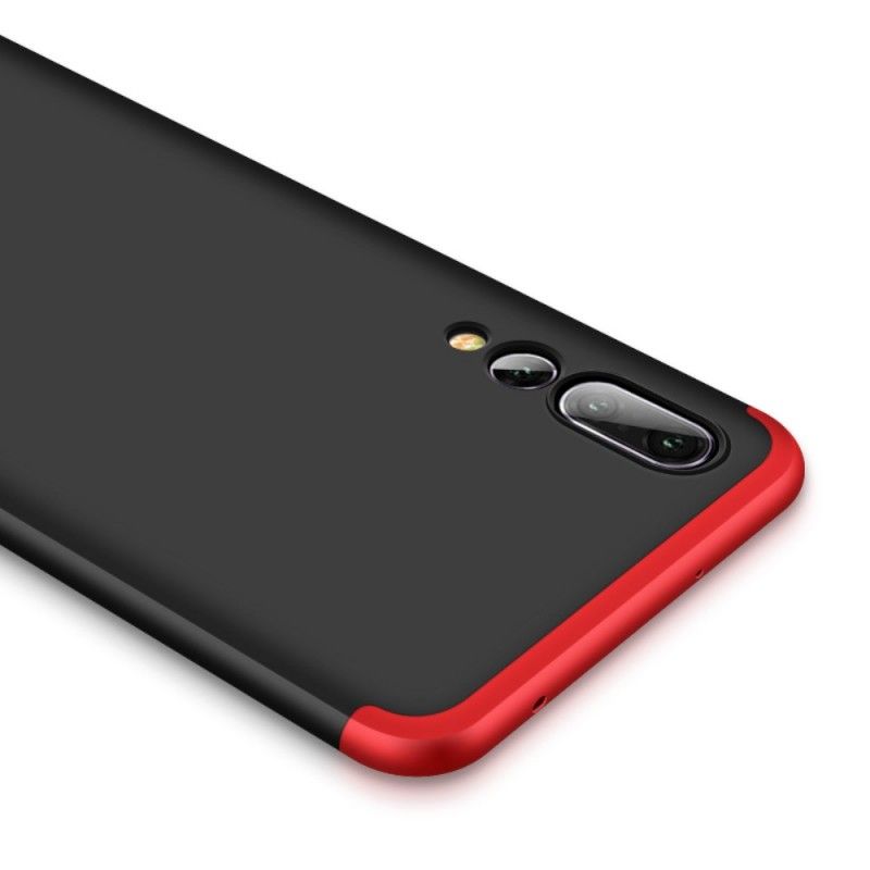 Cover Hoesje Huawei P20 Pro Rood Zwart Telefoonhoesje Afneembare Gkk