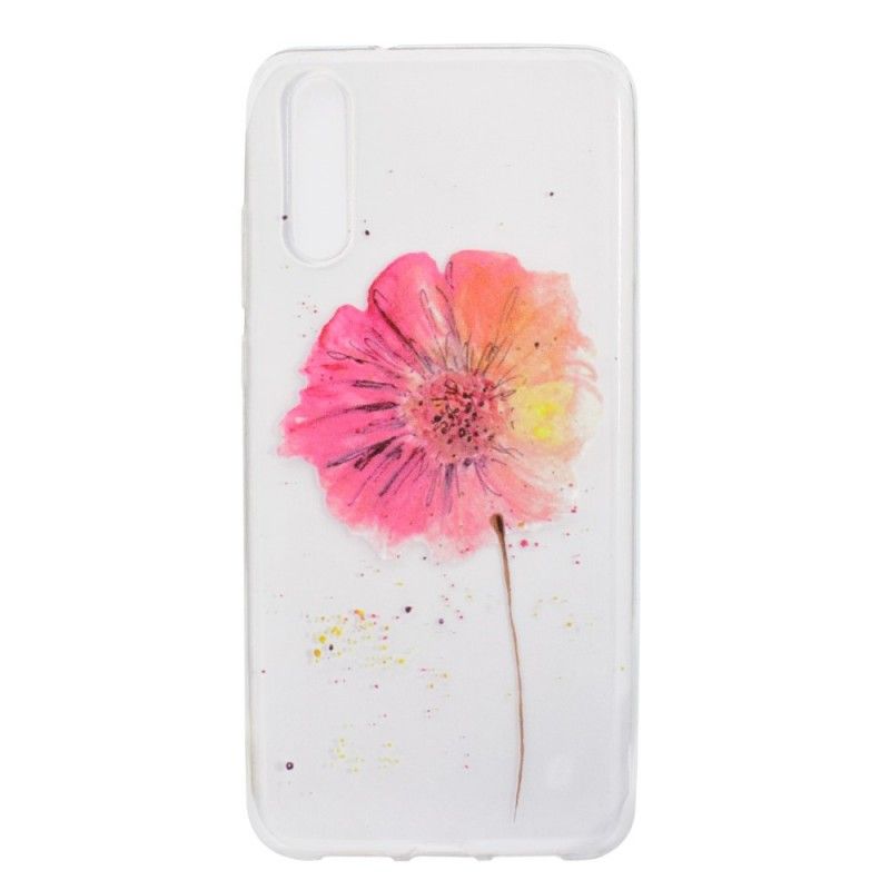 Hoesje voor Huawei P20 Pro Transparante Aquarel Klaproos