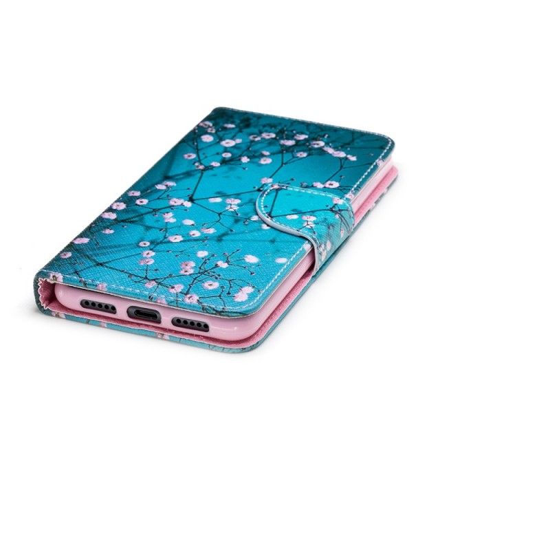 Leren Hoesje Huawei P20 Pro Bloeiende Boom