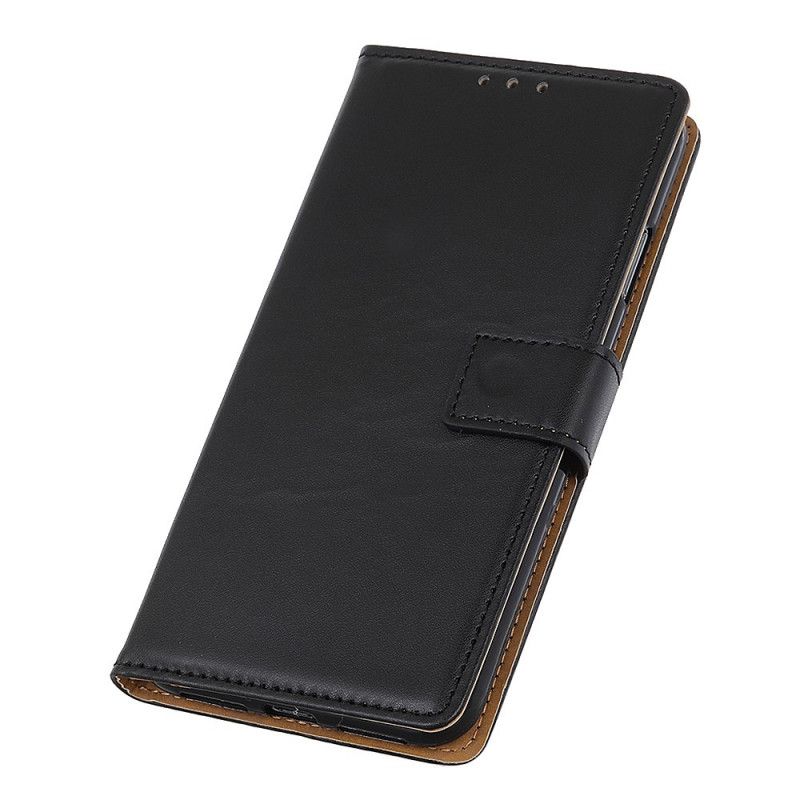 Leren Hoesje Alcatel 1S (2020) / 3L (2020) Donkerblauw Zwart Eenvoudig Kunstleer