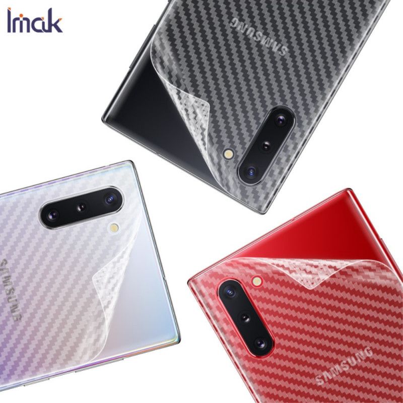 Achterbeschermfolie Samsung Galaxy Note 10 Carbon Imak