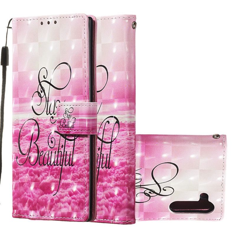 Cover Folio-hoesje Samsung Galaxy Note 10 Telefoonhoesje Blijf Mooi