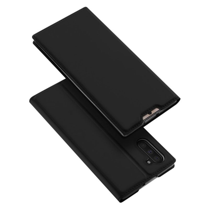 Folio-hoesje voor Samsung Galaxy Note 10 Goud Zwart Pro Dux Ducis Skin