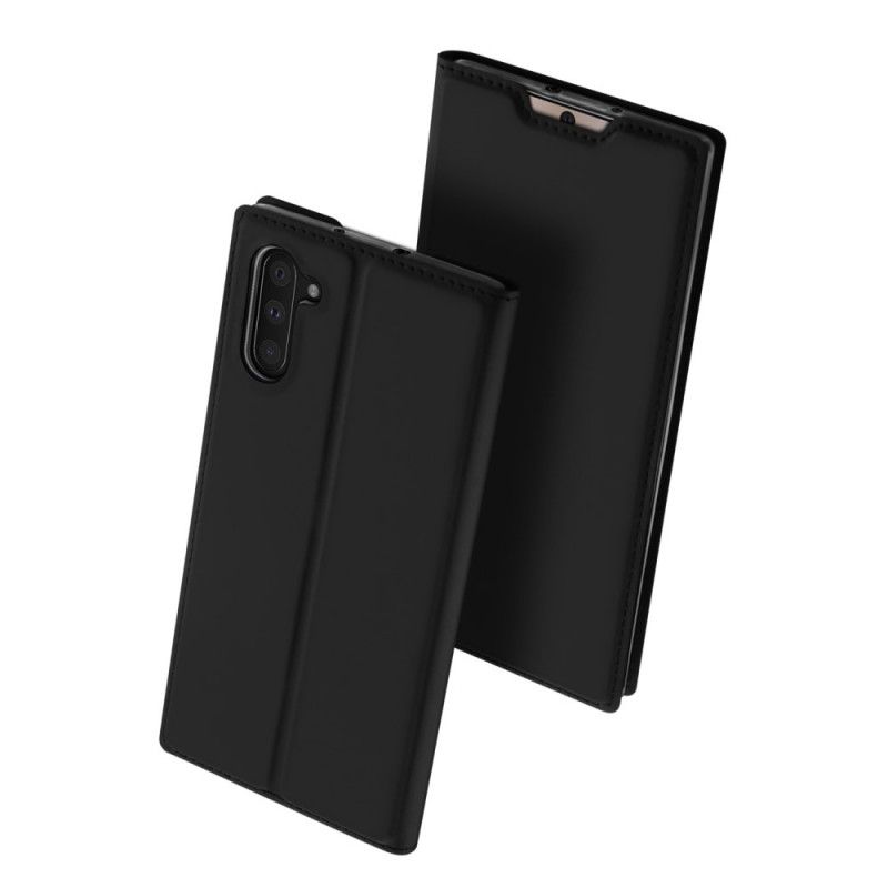 Folio-hoesje voor Samsung Galaxy Note 10 Goud Zwart Pro Dux Ducis Skin