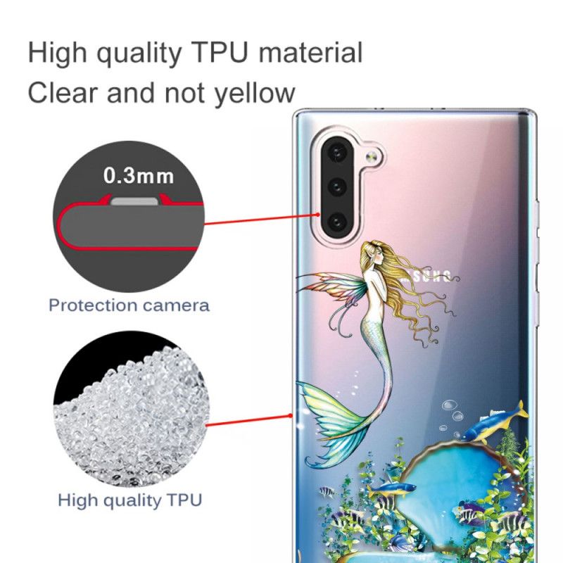 Hoesje Samsung Galaxy Note 10 Blauwe Sirene